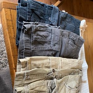 Used men cargo shorts bundle